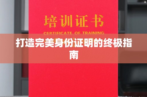 忻府打造完美身份证明的终极指南