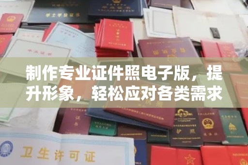 忻府制作专业证件照电子版，提升形象，轻松应对各类需求