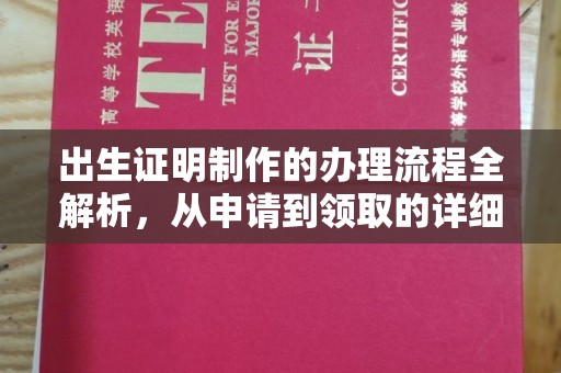 忻府出生证明制作的办理流程全解析，从申请到领取的详细指南