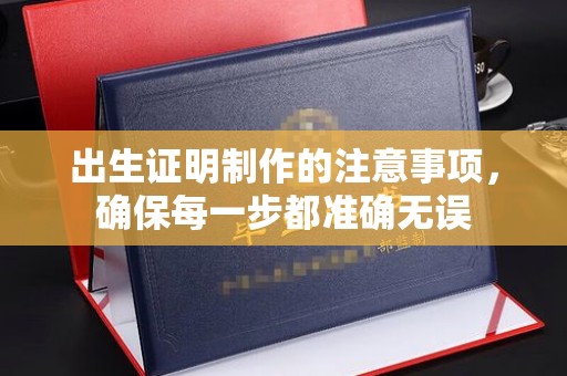 忻府出生证明制作的注意事项，确保每一步都准确无误