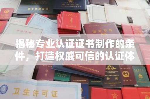 忻府揭秘专业认证证书制作的条件，打造权威可信的认证体系