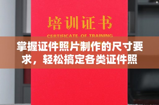 忻府掌握证件照片制作的尺寸要求，轻松搞定各类证件照